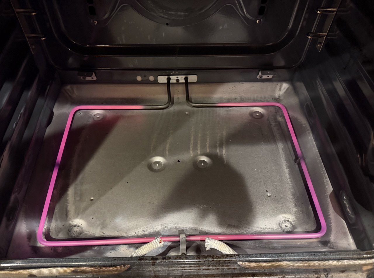 oven bake element replacement during oven repair in Cornelius NC